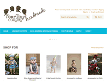Tablet Screenshot of fourtinycousins.com